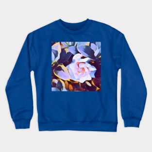 Single White Gardenia Crewneck Sweatshirt